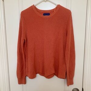 NWT Simply Styled Women's Vibrant Orange Crew Neck Sweater